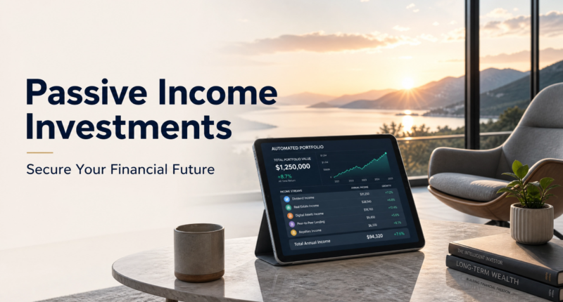 best passive income investments